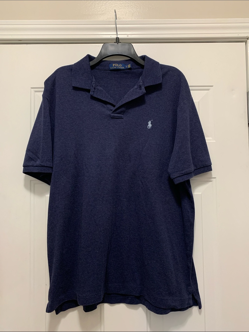 3/$15 Men's Polo by Ralph Lauren Deep Navy Short Sleeve Polo Size Large